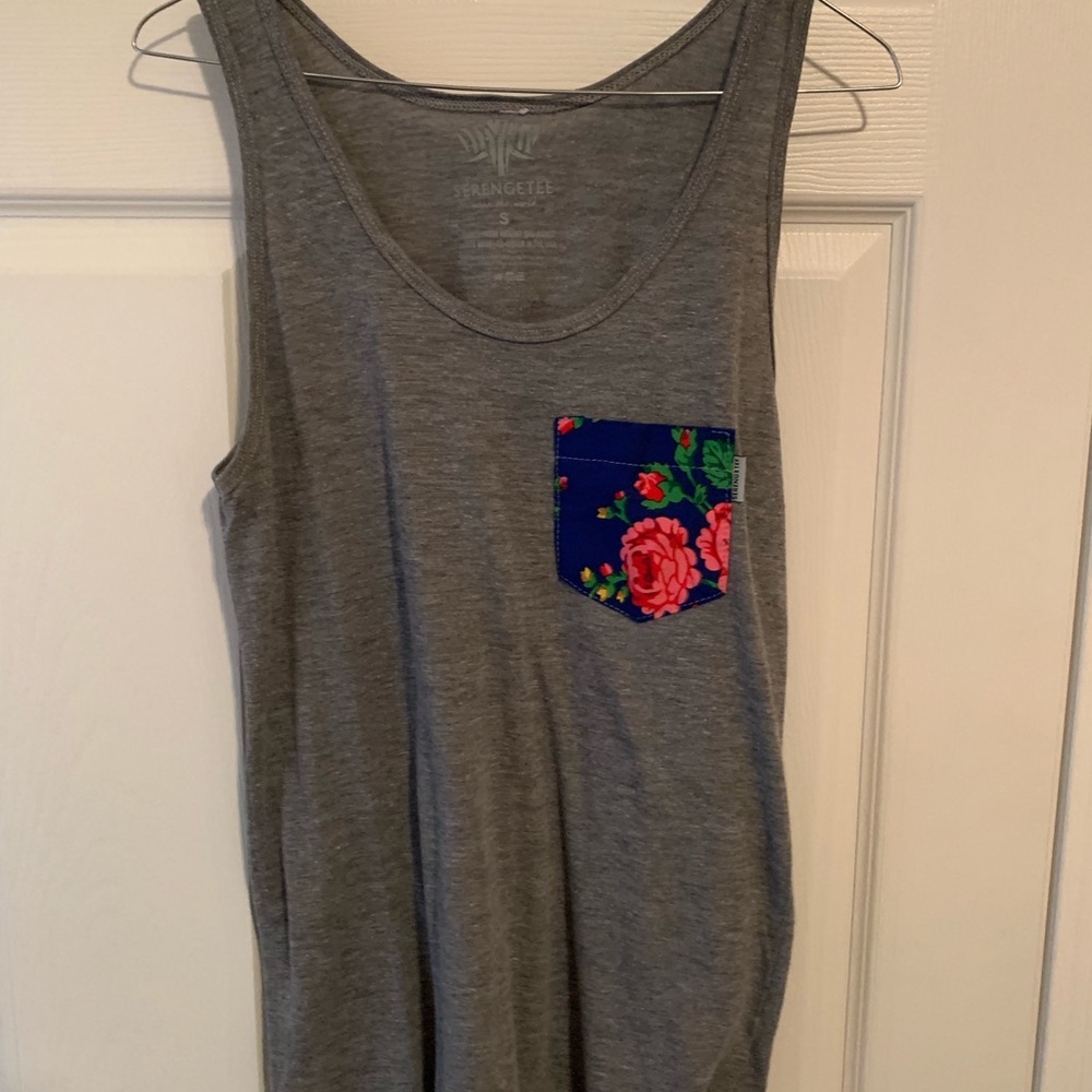 Floral tank top